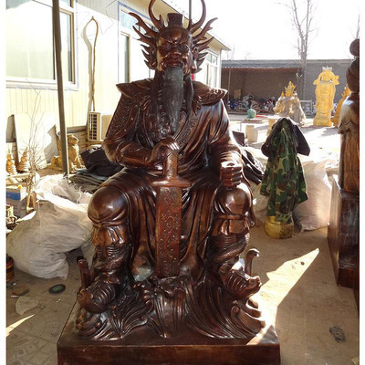 昌盛銅雕 匠心鑄造，西藏10米大型道教神像鋼雕的藝術(shù)與精神
